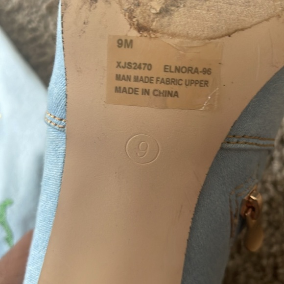 Peep tie Jean boots - Picture 3 of 4